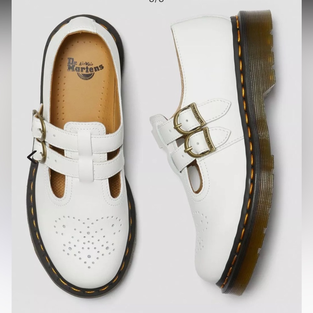NWT  Dr. Martens 8065 Smooth Leather Mary Jane Shoes - Picture 5 of 15
